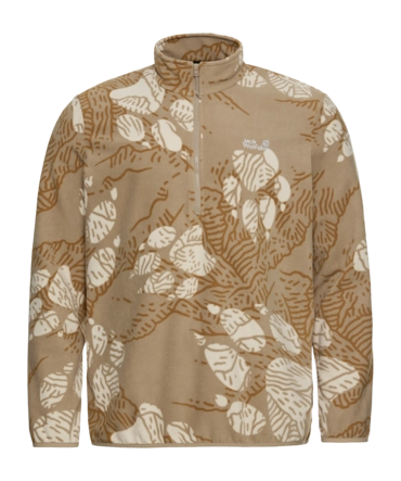 Trui Jack Wolfskin Men Paw Era 100 Print HZ Paw Hazel Wood Relaxed Fit