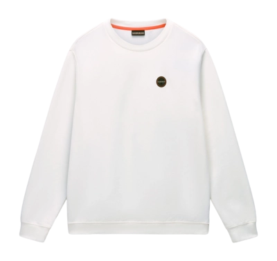 Trui Napapijri Men B-Badge Crew 1 White Heron