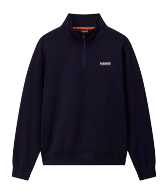 Trui Napapijri Men B-Small Box Half Zip Blu Marine