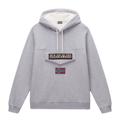 Trui Napapijri Men Burgee Winter 4 Medium Grey Melange