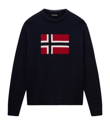 Trui Napapijri Men D-Mura Crew Blu Marine