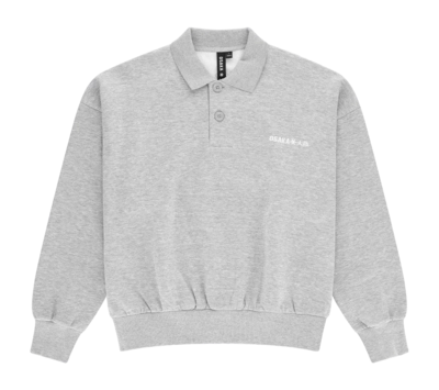 Trui Osaka Men Polo Heather Grey Regular Fit