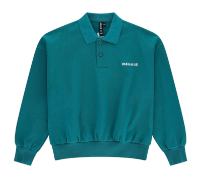 Trui Osaka Men Polo Transformative Teal 320 GSM