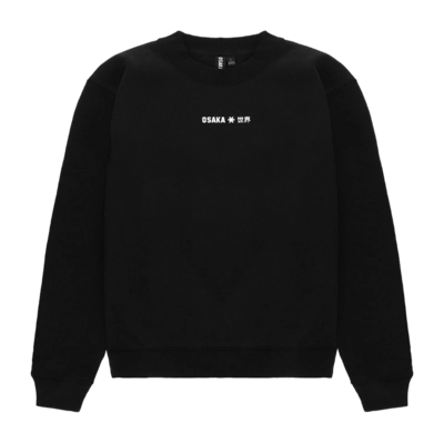 Trui Osaka Unisex Signature Black Regular Fit
