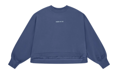 Trui Osaka Women Cropped Future Dusk Relaxed Fit
