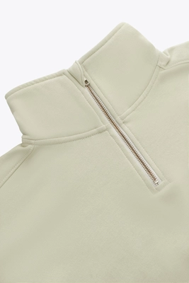 3---APP00170_9088_3_Women_Cropped_Half_Zip_Sweater_Warm_Grey