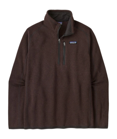 Trui Patagonia Men Better Sweater 1/4 Zip Den Brown Regular Fit