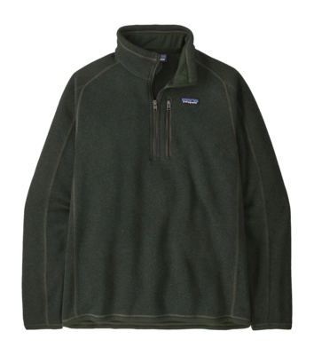 Trui Patagonia Men Better Sweater 1/4 Zip Old Growth Green