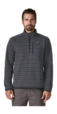 Trui Patagonia Men Better Sweater 1/4 Zip Scales: Sunken Blue
