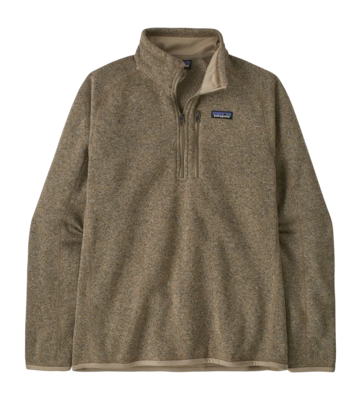 Trui Patagonia Men Better Sweater 1/4 Zip Seabird Grey w/Seabird Grey