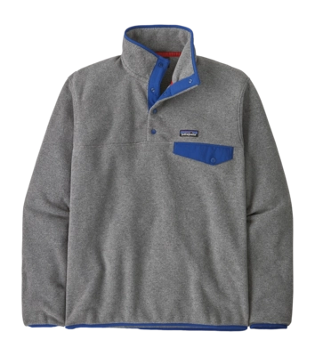 Trui Patagonia Men LW Synch Snap-T P/O Nickel w/Clement Blue