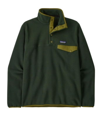 Pullover Patagonia LW Synch Snap-T P/O Herren Old Growth Green