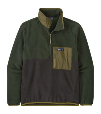 Trui Patagonia Men Microdini 1/2 Zip P/O Black
