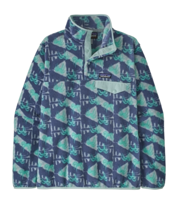Jumper Patagonia Women LW Synch Snap-T P/O Jaguar Geo: Blue Sage