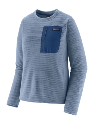 Trui Patagonia Women R1 Air Crew Barnacle Blue