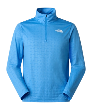 Trui The North Face Men 24/7 Pentadome Embossed 1/4 Zip Marina Blue Regular fit