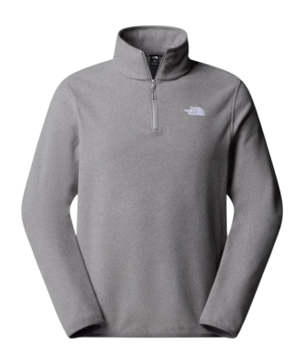 Trui The North Face Men Glacier Fleece 1/4 Zip Jacket TNF Mid Grey Heather