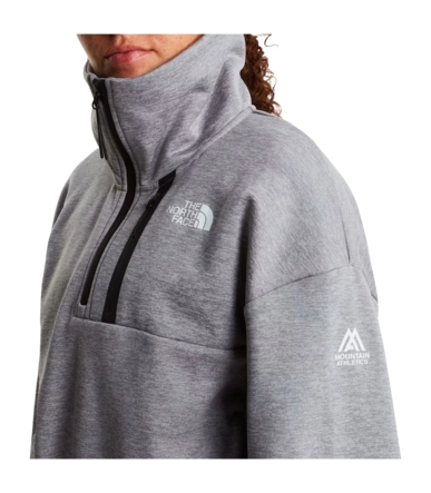 5---imgi_12_Womens-Mountain-Athletics-14-Zip-Funnel-Neck-Fleece-TNF-TNF-Pale-Grey-HeatherMeld-Grey-ALT4