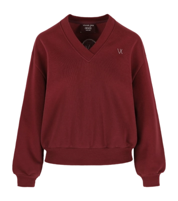 Trui Vieux Jeu Women Maxy Sweater Burgundy
