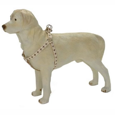 Hondentuig Beeztees Mac Leather Cross Beige