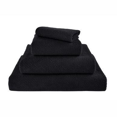 Bath Towel Abyss & Habidecor Twill Black (100 x 150 cm)