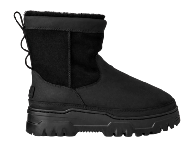 Snowboot UGG Men Heritage Pull-On Trailgazer Black White Spider Rubber