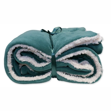 Plaid Unique Living Lars Fleece Mineral Blue