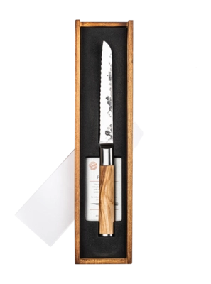 Universeel Mes Forged Olive Gekarteld
