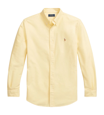 Overhemd Ralph Lauren Men Oxford Shirt Yellow Oxford