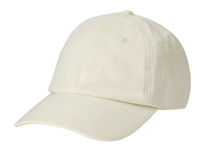 Casquette Ralph Lauren Men Mineral-Dyed Twill Ball Natural