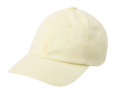 Casquette Ralph Lauren Men Mineral-Dyed Twill Ball Lime