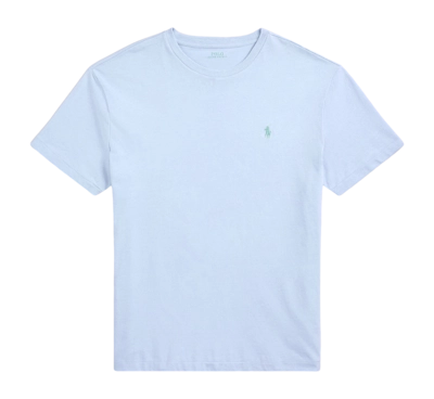 T-Shirt Ralph Lauren Men Slim Fit Jersey Crewneck Cornflower Blue