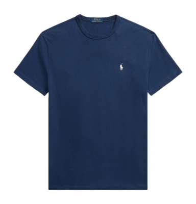 T-Shirt Ralph Lauren Herren Classic Fit Jersey Crewneck Cruise Navy