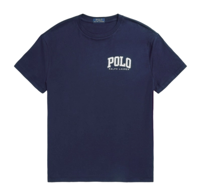 T-Shirt Ralph Lauren Men Slim Fit Logo Jersey Cruise Navy