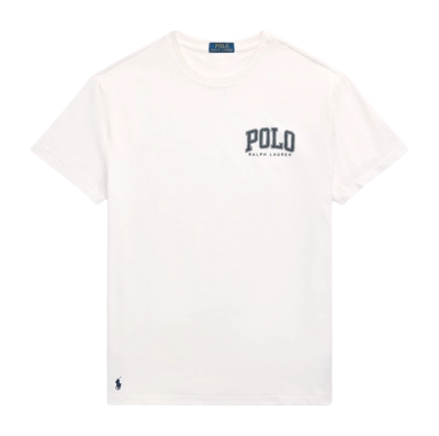 T-Shirt Ralph Lauren Men Slim Fit Logo Jersey White
