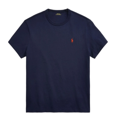 T-Shirt Ralph Lauren Classic Fit Heavyweight Jersey Herren Newport Navy/C3870