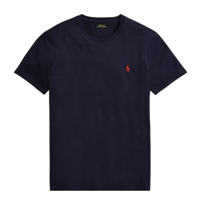 T-Shirt Ralph Lauren Men Slim Fit Jersey Crewneck Ink