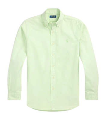 Chemise Ralph Lauren Men Mineral-Dyed Oxford Shirt Leaf