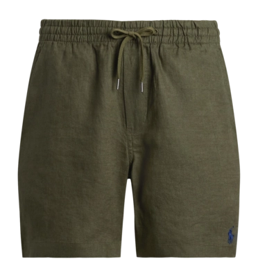 Kurze Hose Ralph Lauren Prepster Linen Shorts Herren New Olive