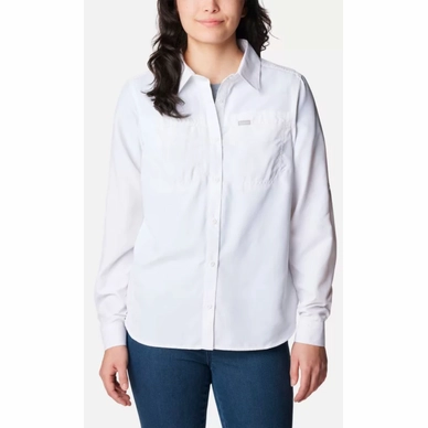 Longsleeve Shirt Columbia Women Silver Ridge 3.0 LS White