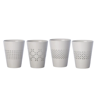 Mok POLSPOTTEN Pierced (Set van 4)