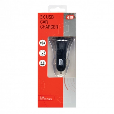 Autolader Carpoint USB Triple 12V/24V