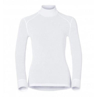 Ondershirt Odlo L/S Turtle Neck Warm Women White