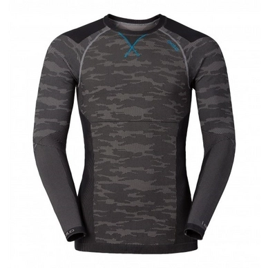 Ondershirt Odlo L/S Crew Neck Blackcomb Evolution Men Navy New Black