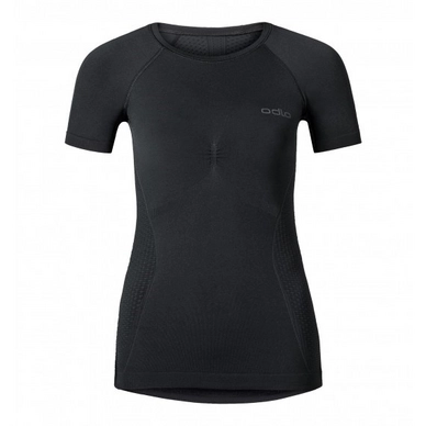 Ondershirt Odlo Essentials Seamless Light Women Black Beetroot Purple