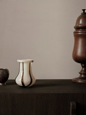 Vase Ferm Living Riban Cream 15cm | Cuisineetcocotte