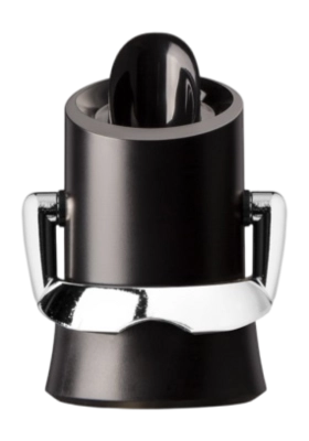 Champagne Saver Vacu Vin Black