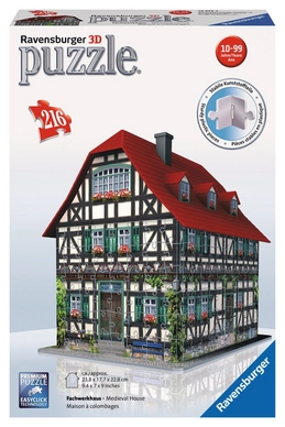 Puzzel Ravensburger Vakwerkhuis 3D (216 Stukjes)