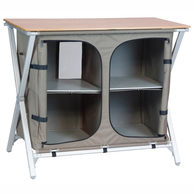 Opbergsysteem Vango Bamboo Double Storage Unit Dune Taupe