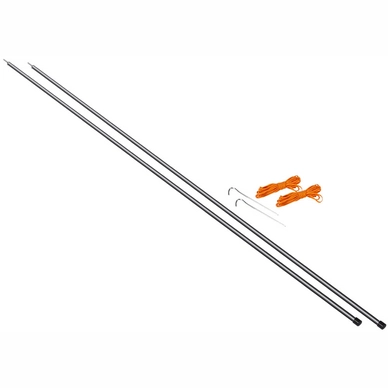 Tentstok Vango Fibreglass King Poles Black 130 cm (2-Delig)